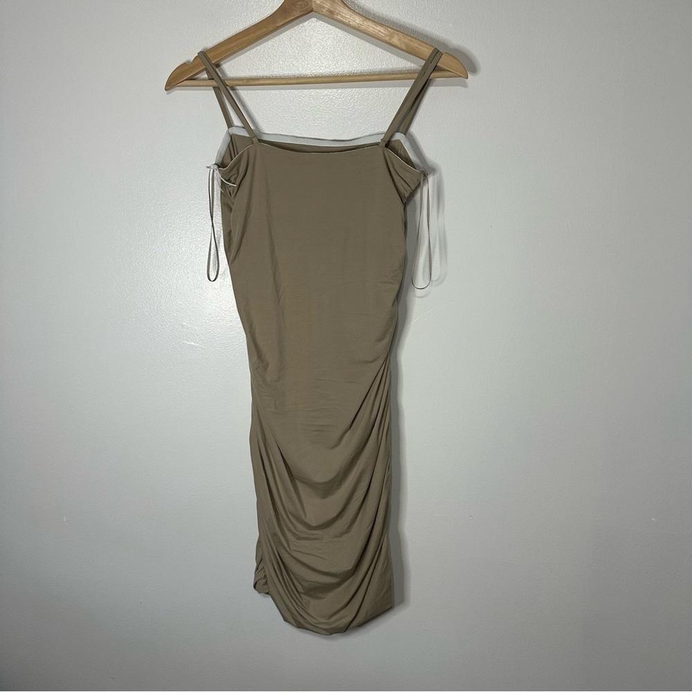 NWOT Lululemon Wundermost Ultra-Soft Nulu Ruched Spaghetti-Strap Dress - Picture 5 of 8